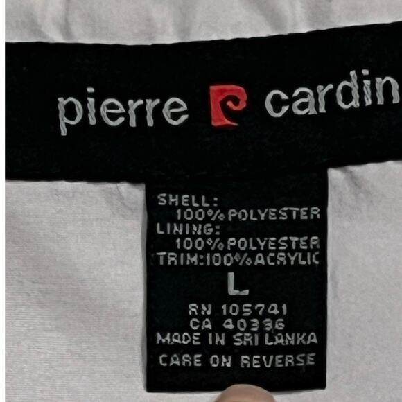 Pierre Cardin Designer Windbreaker, Men’s Large. Zip. Light grey, blue accents - Picture 7 of 9
